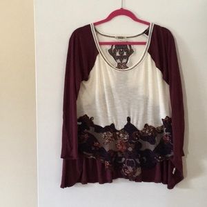 Boho country style blouse.